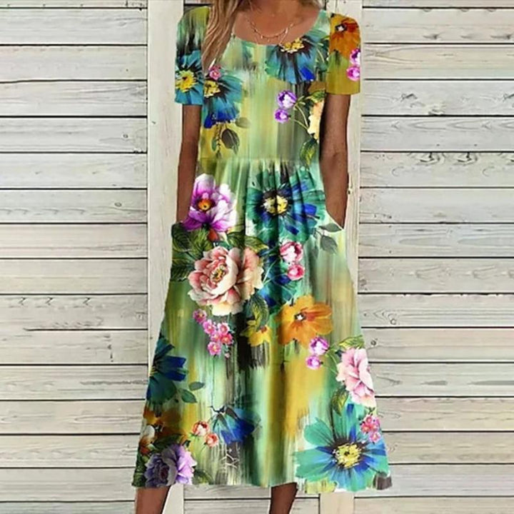 Robe À Fleurs Vintage