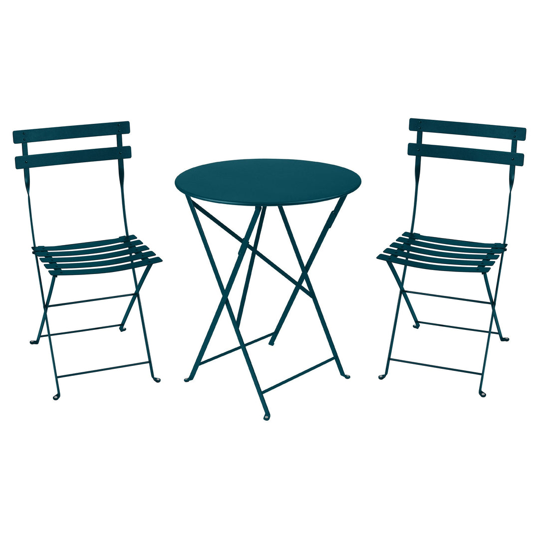 Bistro chair and round folding table set