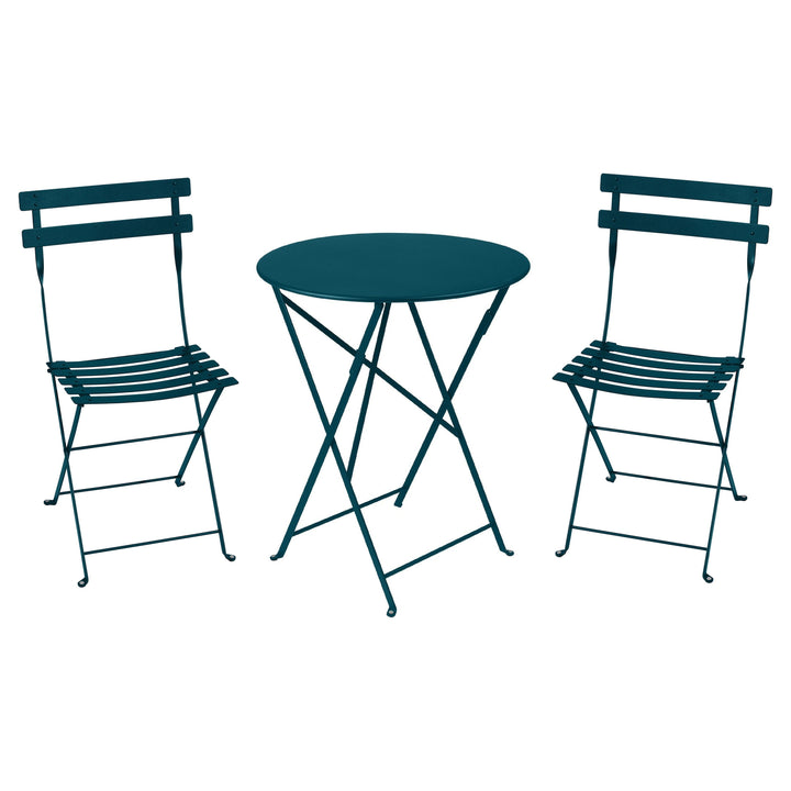 Bistro chair and round folding table set