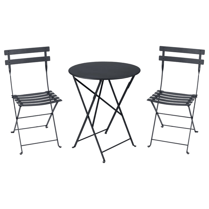 Bistro chair and round folding table set