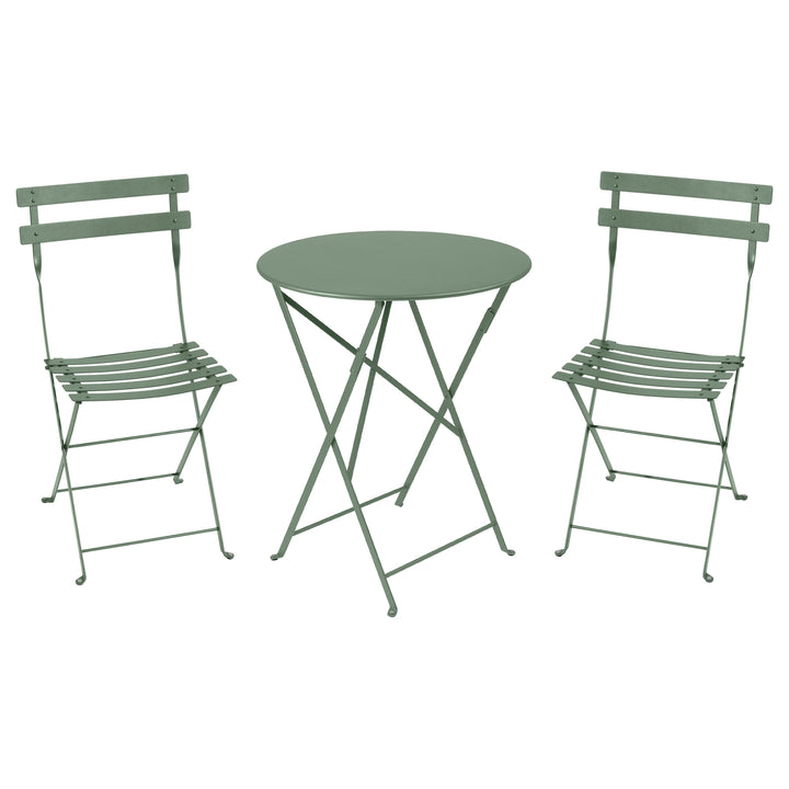 Bistro chair and round folding table set