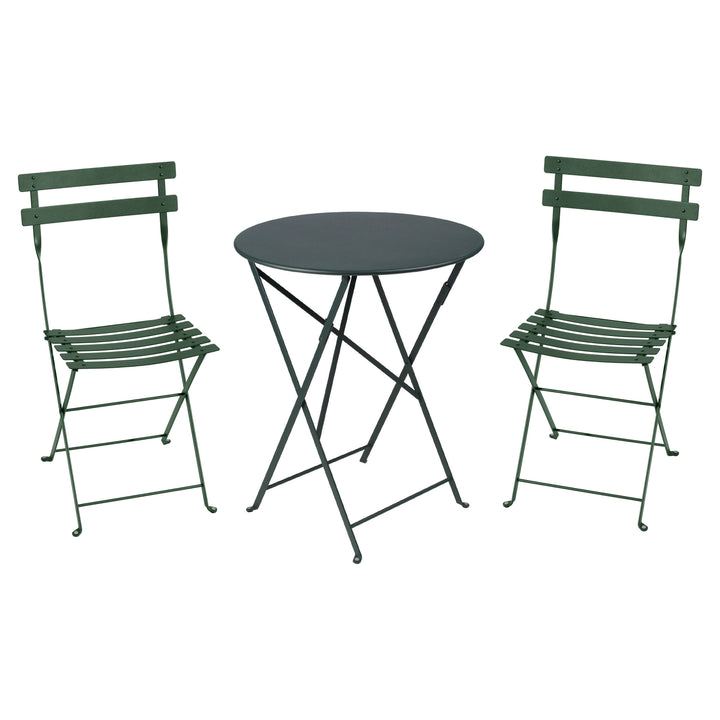 Bistro chair and round folding table set