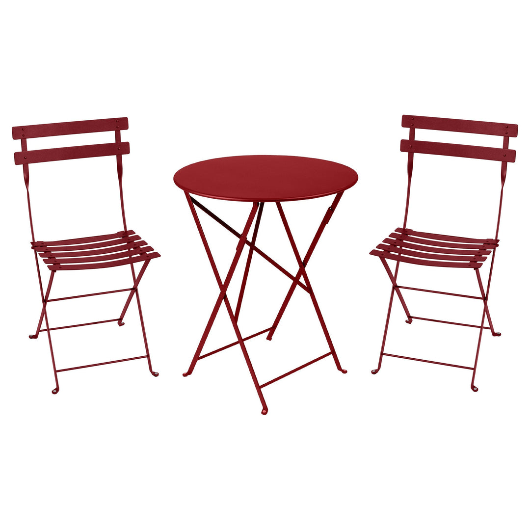 Bistro chair and round folding table set