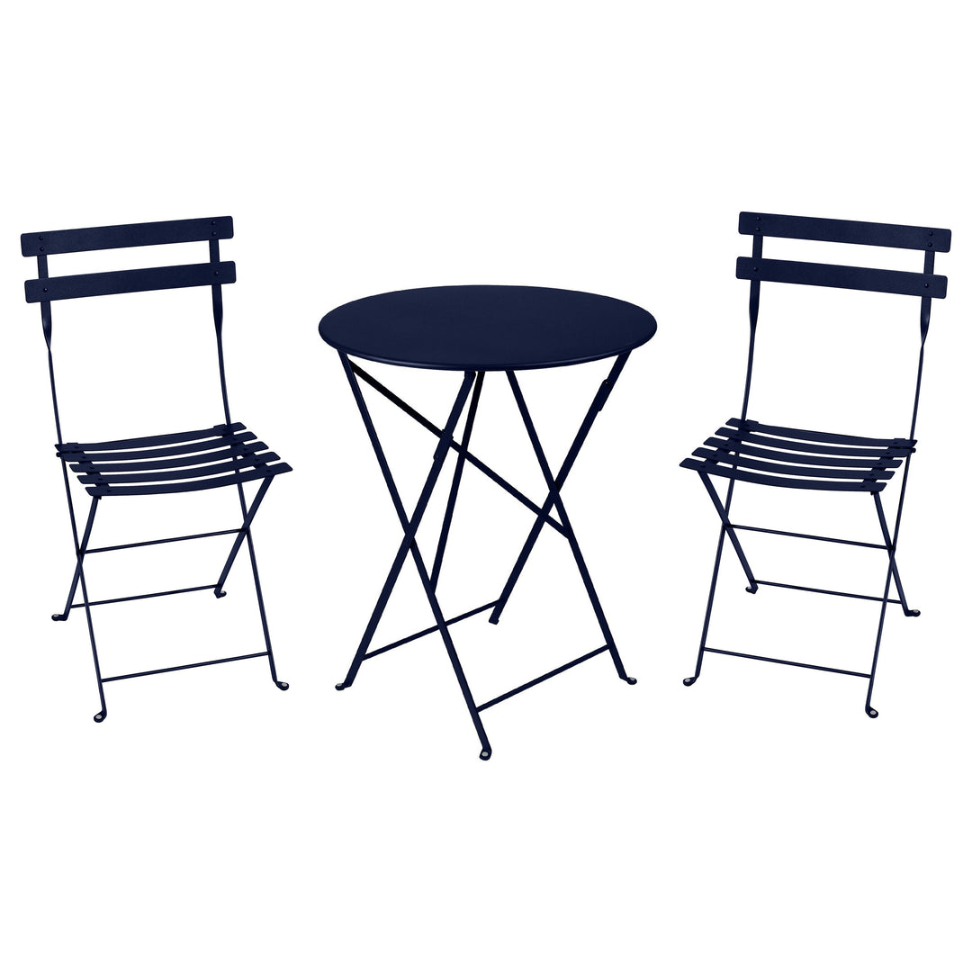 Bistro chair and round folding table set