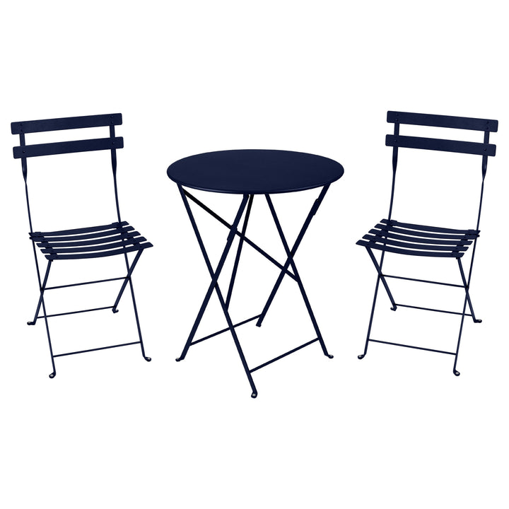 Bistro chair and round folding table set