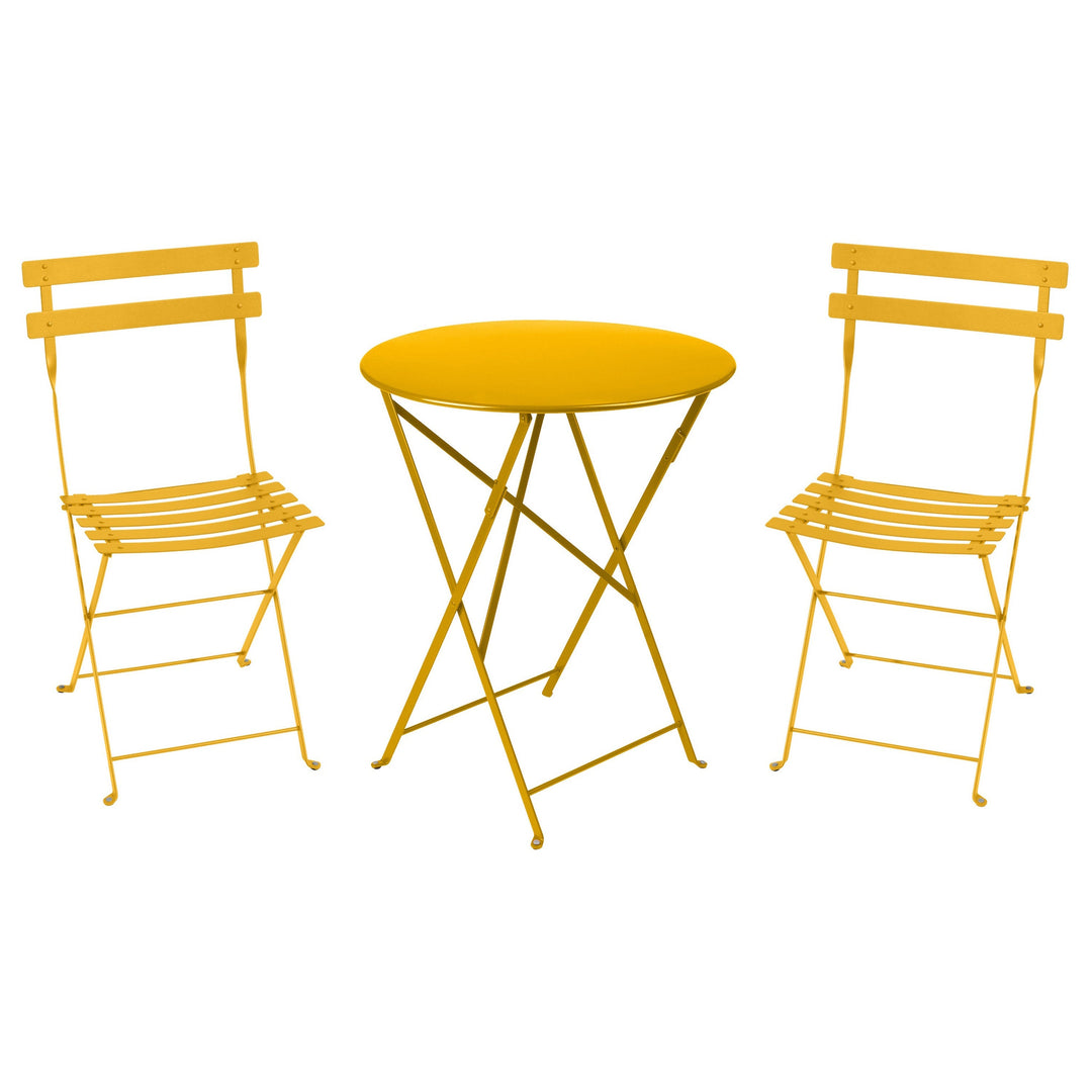 Bistro chair and round folding table set