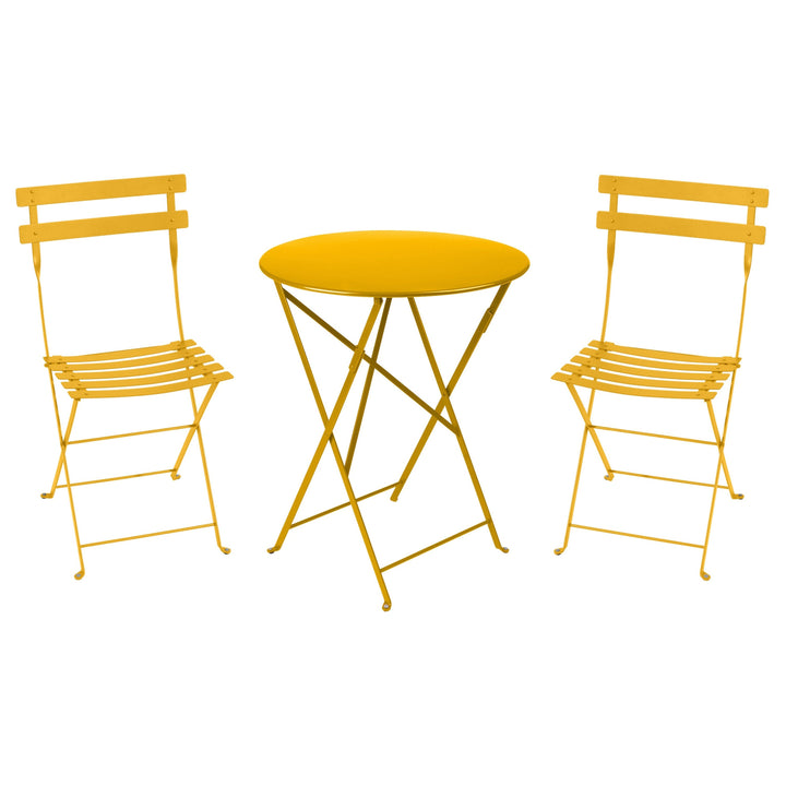 Bistro chair and round folding table set