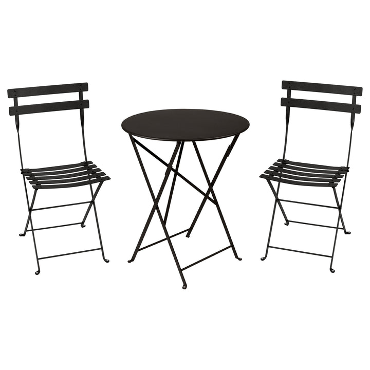 Bistro chair and round folding table set