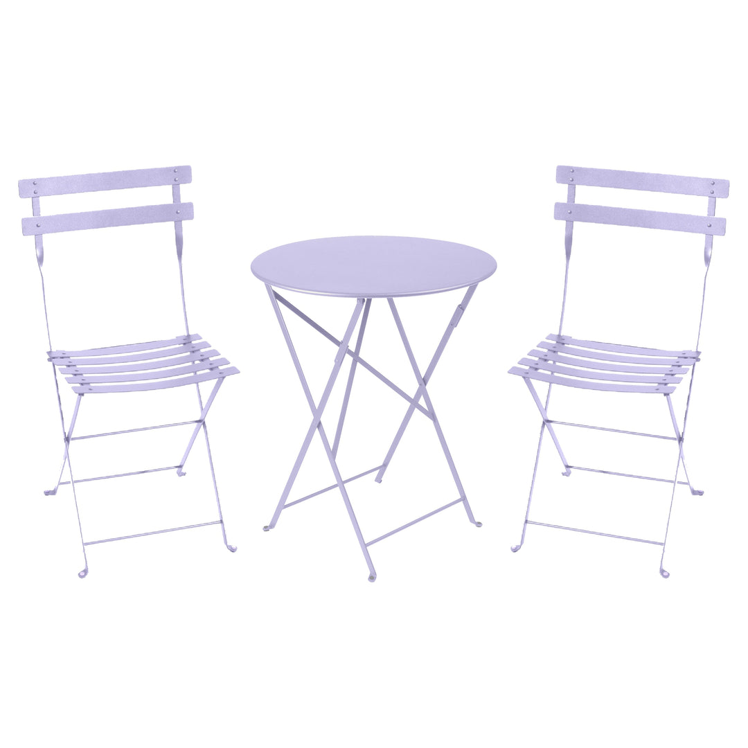 Bistro chair and round folding table set