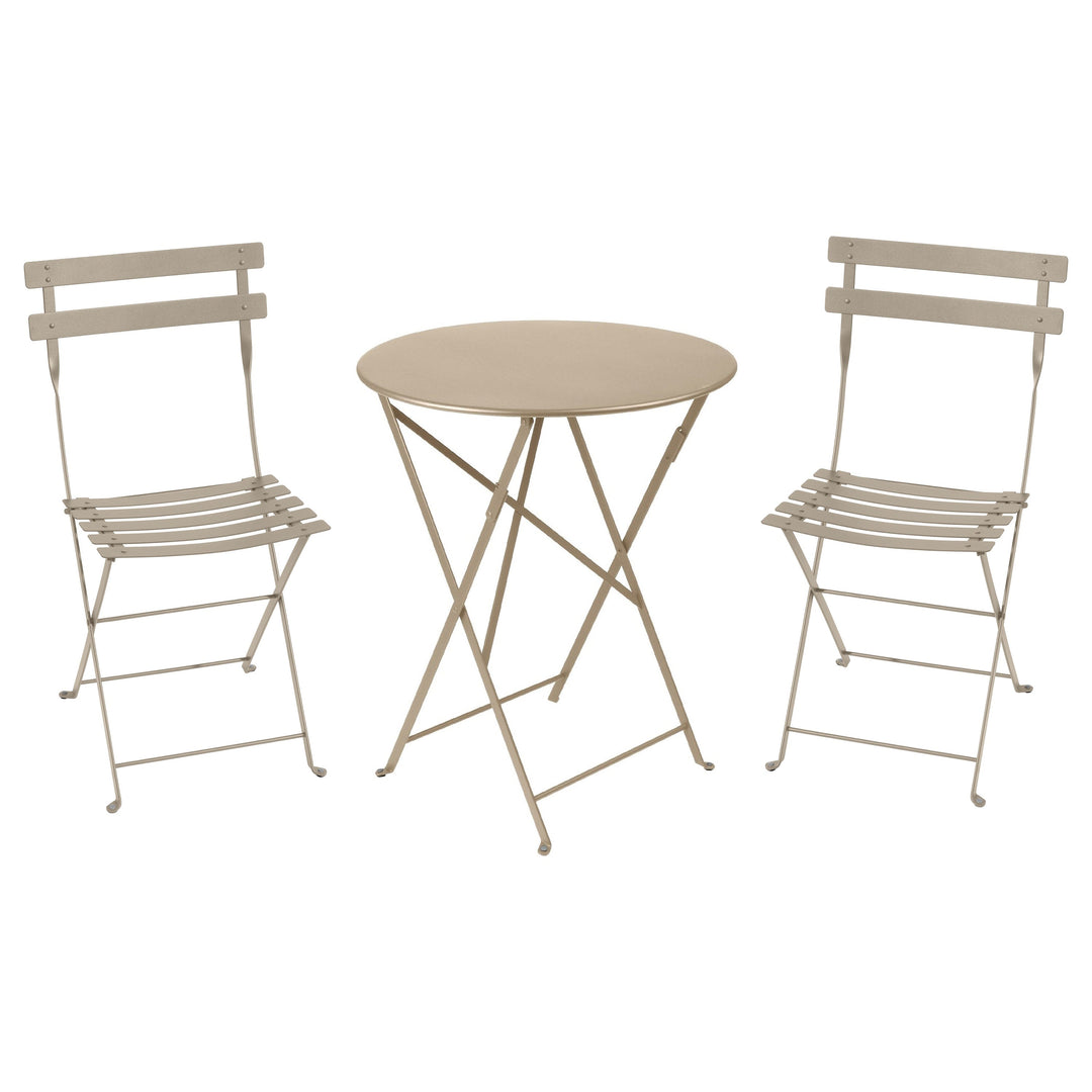 Bistro chair and round folding table set