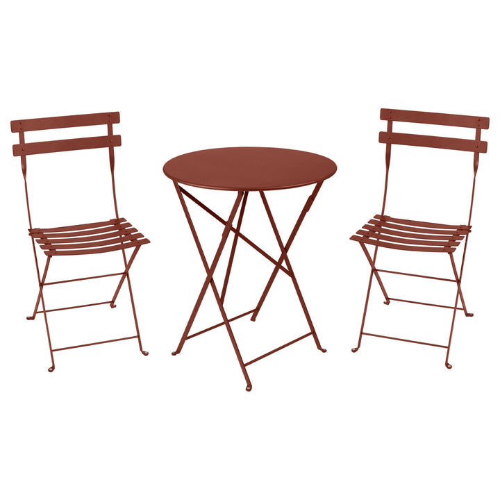 Bistro chair and round folding table set