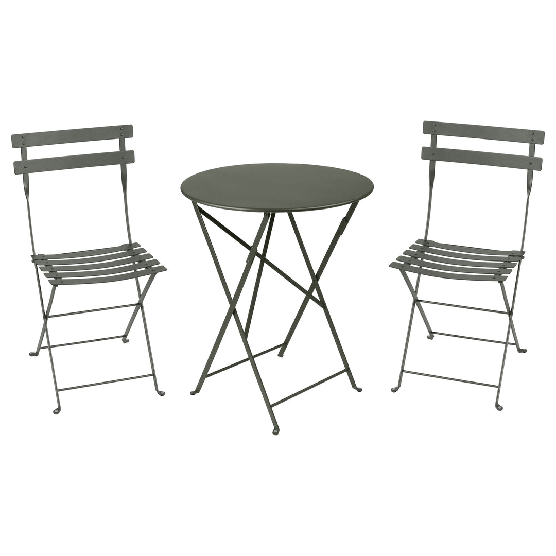 Bistro chair and round folding table set