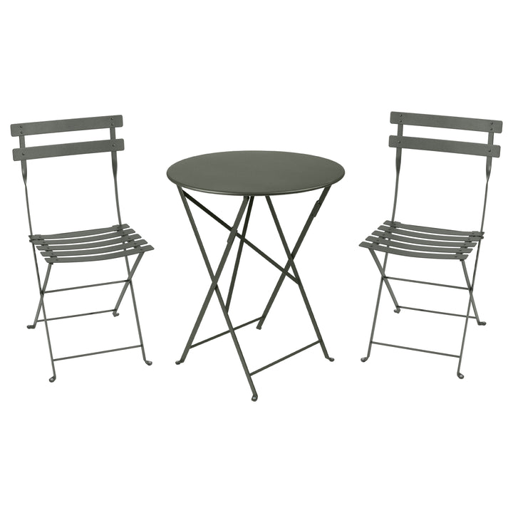 Bistro chair and round folding table set