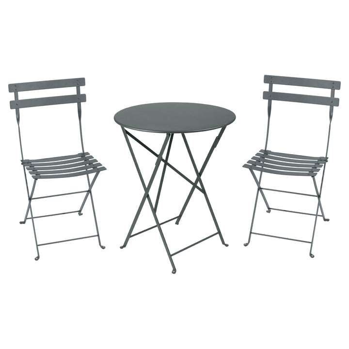 Bistro chair and round folding table set