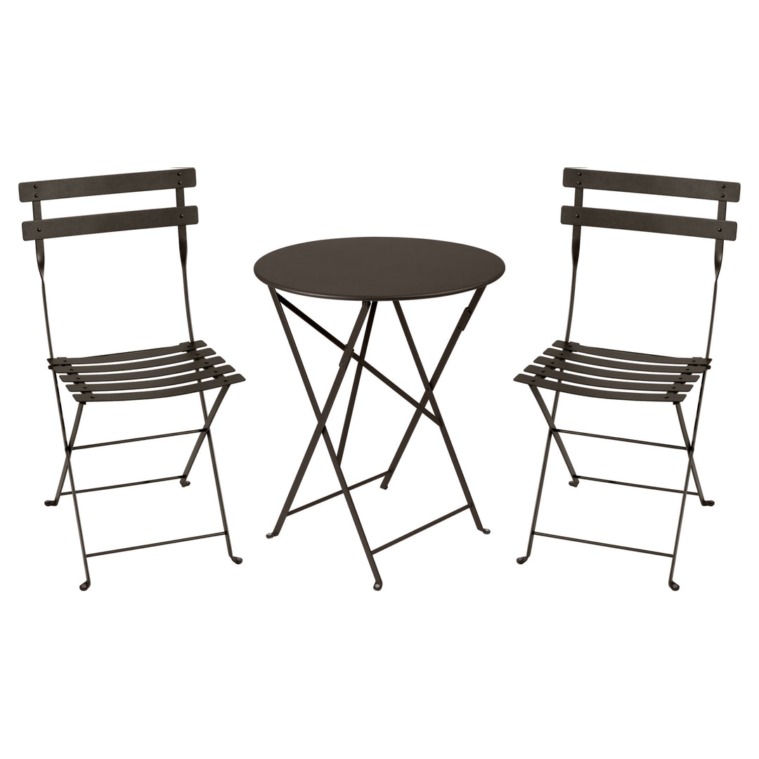 Bistro chair and round folding table set