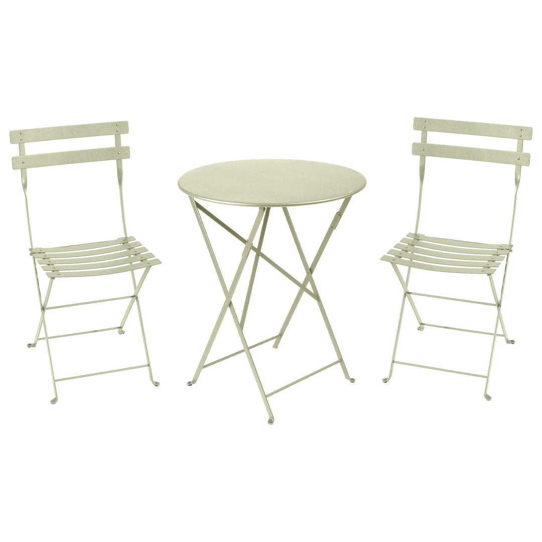 Bistro chair and round folding table set