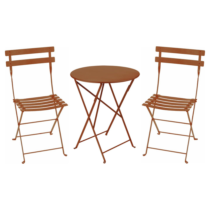 Bistro chair and round folding table set