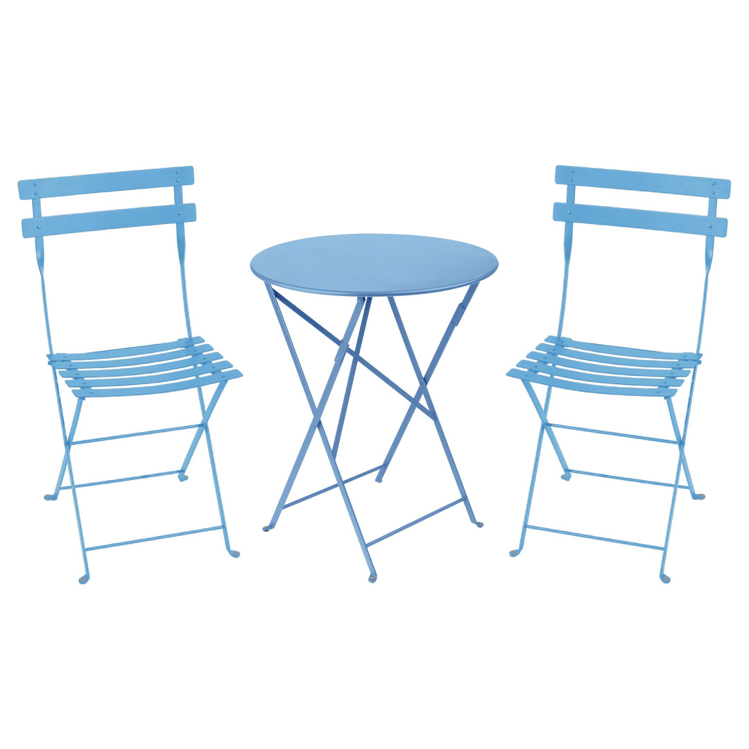 Bistro chair and round folding table set