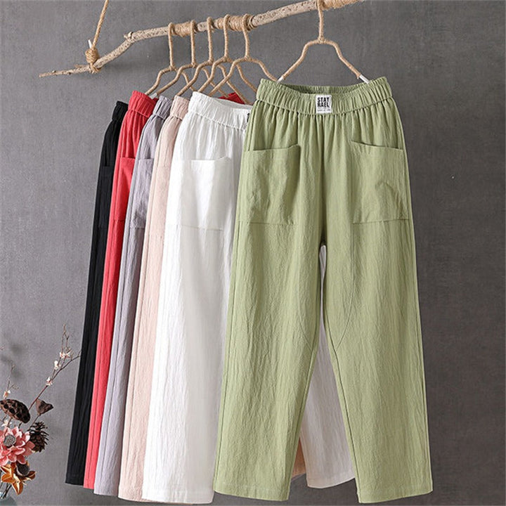 Pantalon Décontracté Élastique Pour Femme | Coupe Ample