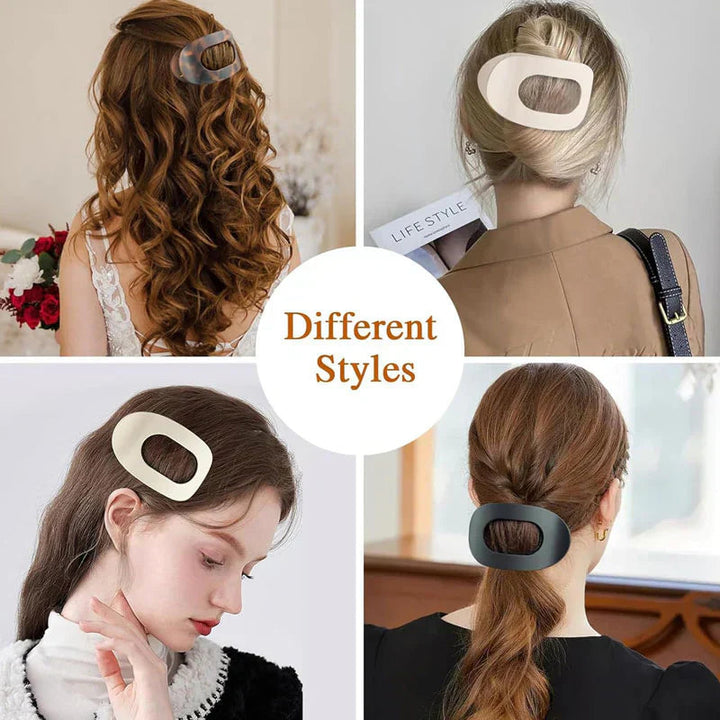 Ensemble de Pinces à Cheveux Ovales Élégantes
