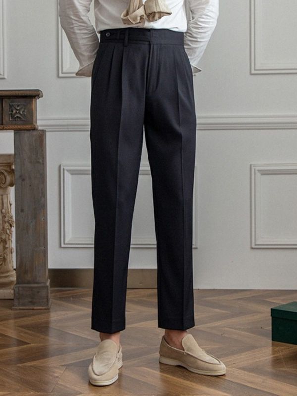 Pantalon décontracté essentiel, coupe polyvalente