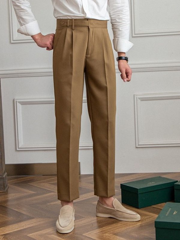 Pantalon décontracté essentiel, coupe polyvalente