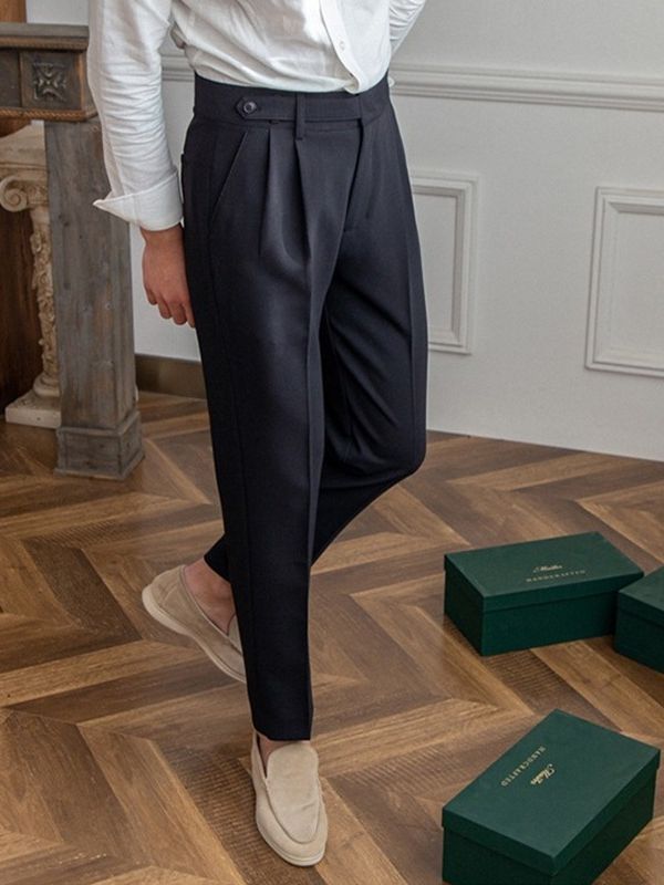 Pantalon décontracté essentiel, coupe polyvalente