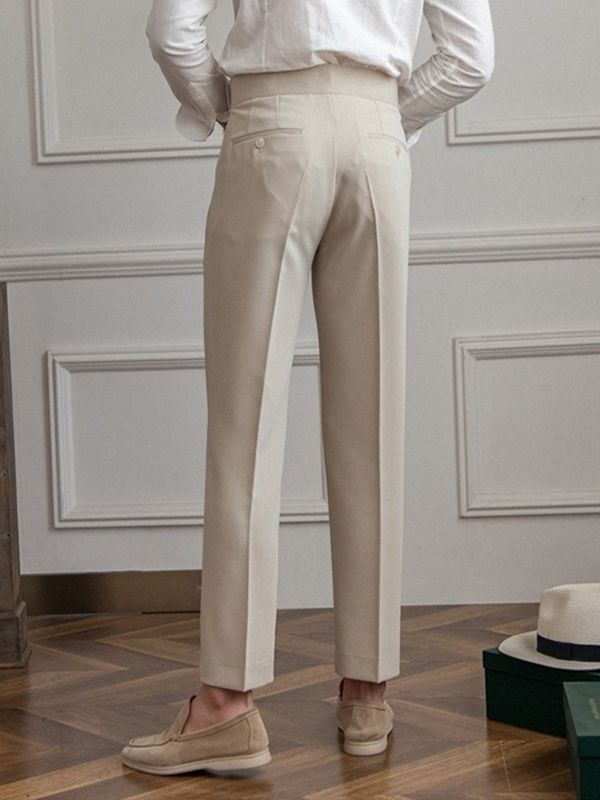 Pantalon décontracté essentiel, coupe polyvalente