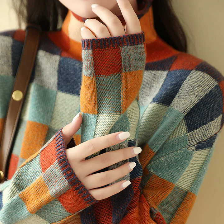 Pull À Col Roulé Doux Pour Femme | Texturé