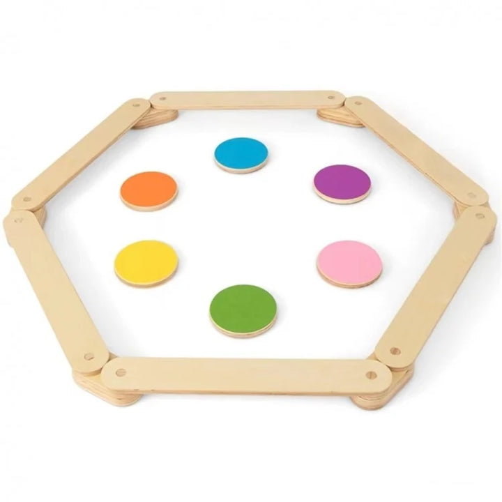 Parcours d'obstacles intérieur | Jeu de poutre d'équilibre pour enfants