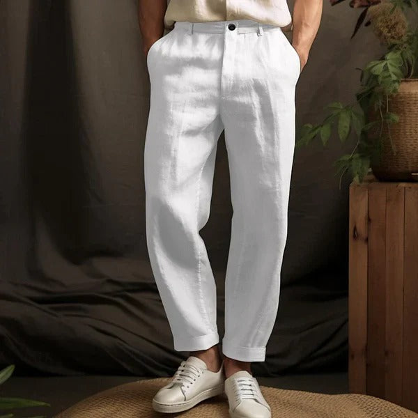 Pantalon décontracté léger pour homme | Confortable