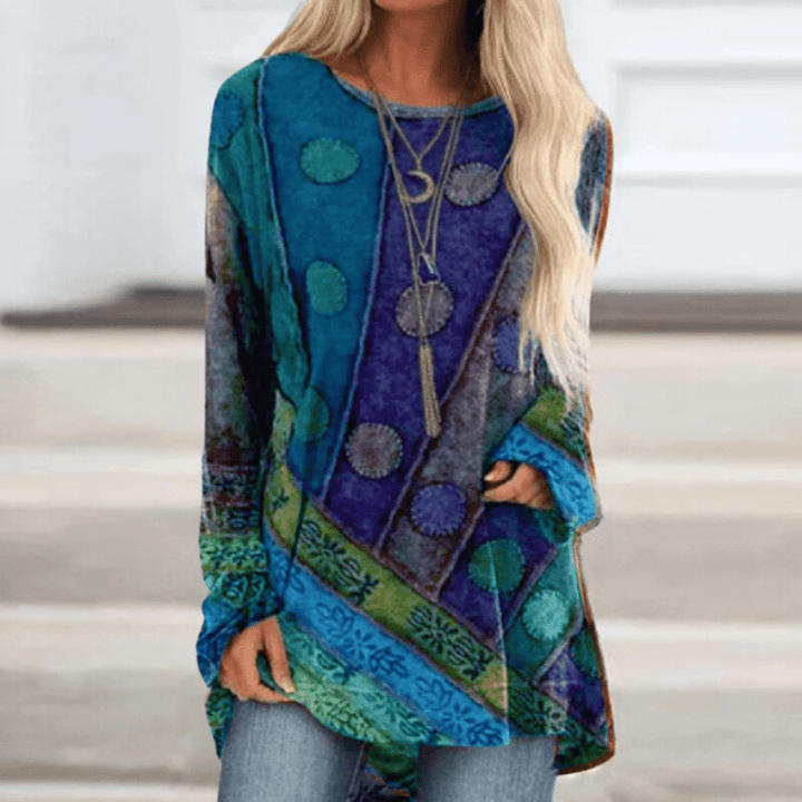 PULL FEMME ÉLÉGANT À MOTIFS D’AUTOMNE | CONFORTABLE