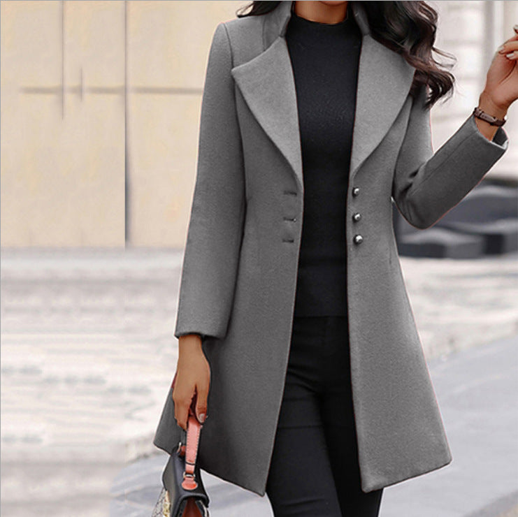 Manteau Élégant Cintré Pour Femmes | Finition Prestige