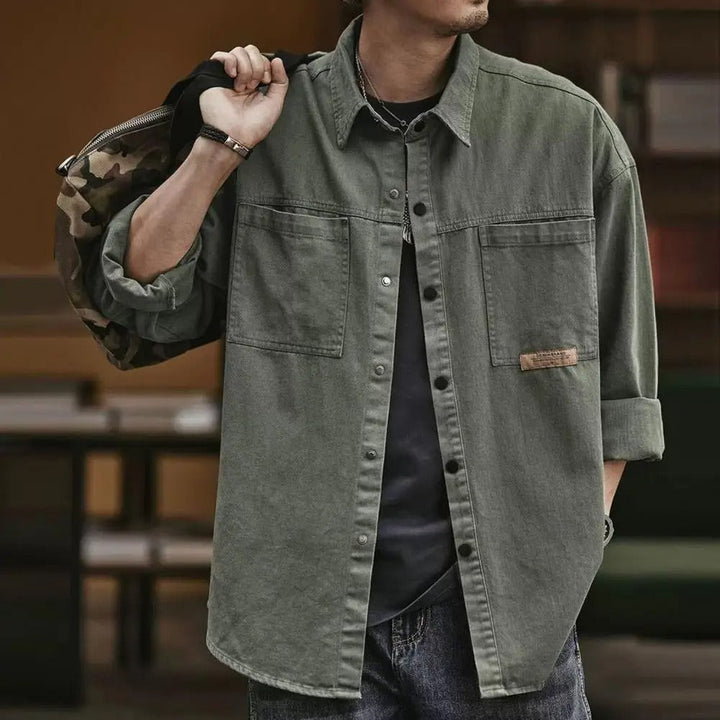 Chemise Homme Vintage Décontractée | Légère et Confortable