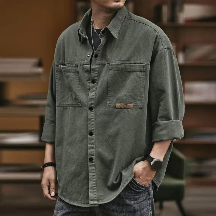 Chemise Homme Vintage Décontractée | Légère et Confortable