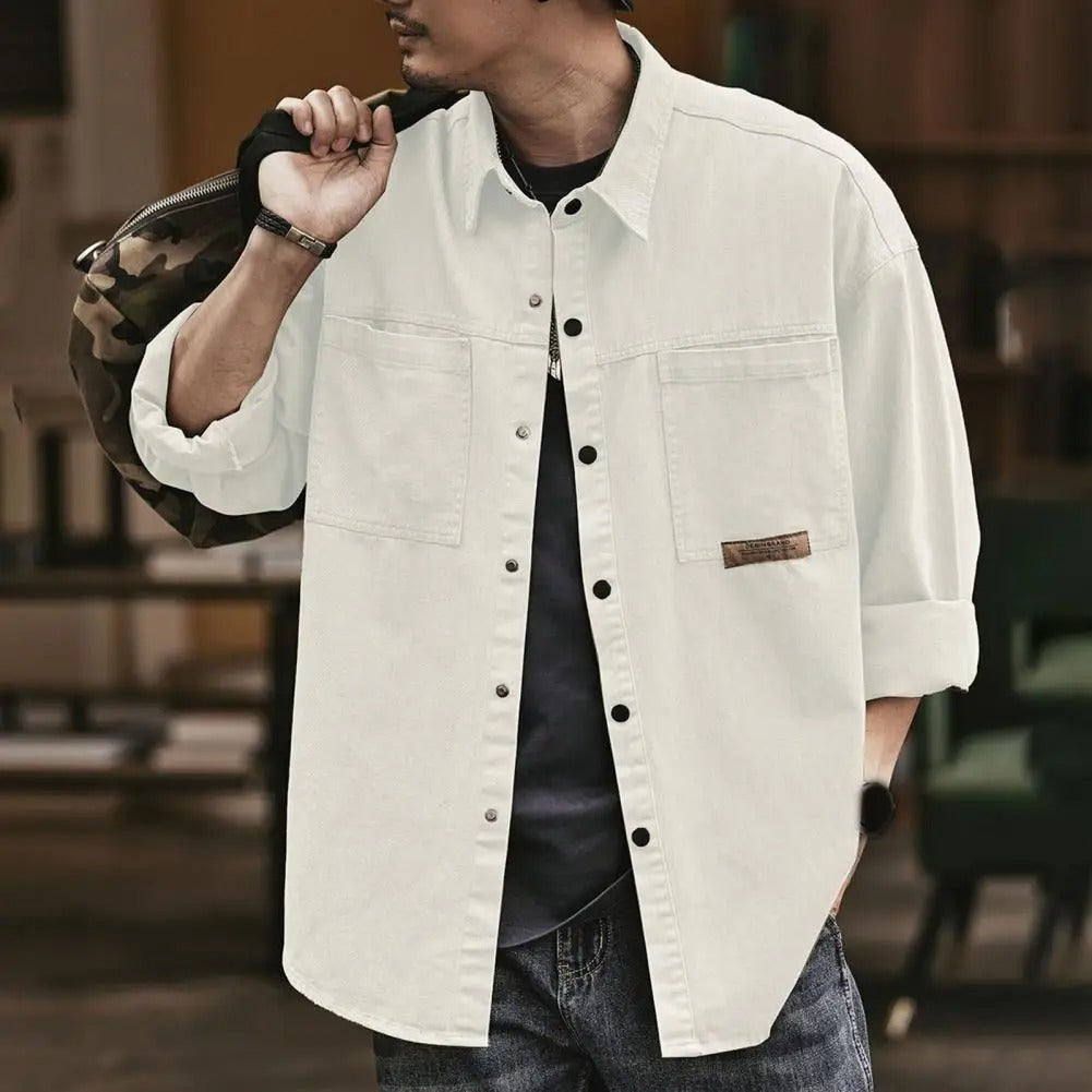 Chemise Homme Vintage Décontractée | Légère et Confortable
