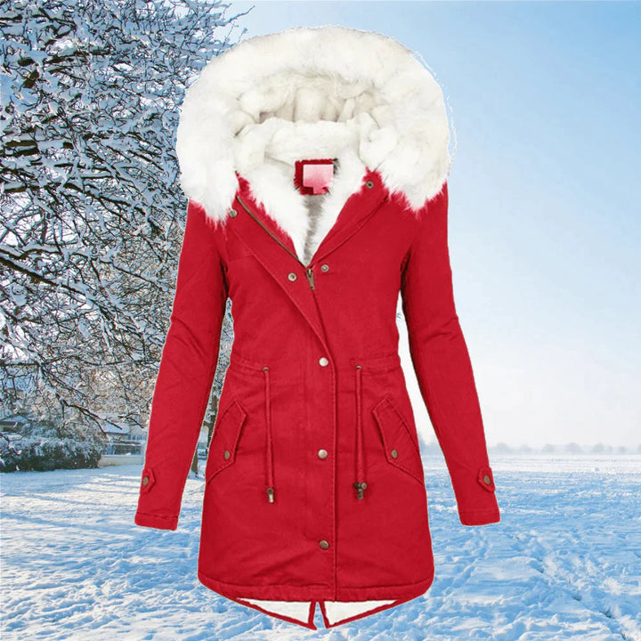 Veste Parka Hiver Femme à Capuche | Grande Taille & Doublée en Fausse Fourrure