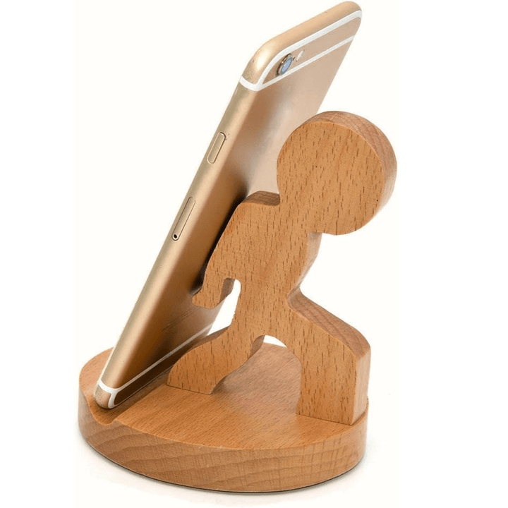Support de Téléphone en Bois Fait Main
