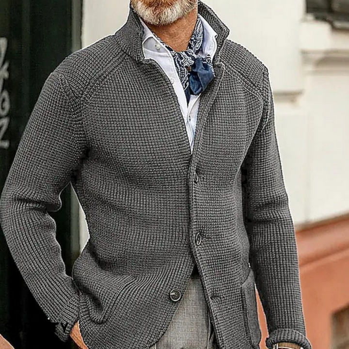 Blazer Homme Vintage Élégant | Patchwork Ajusté