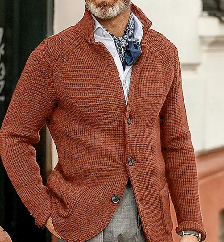 Blazer Homme Vintage Élégant | Patchwork Ajusté