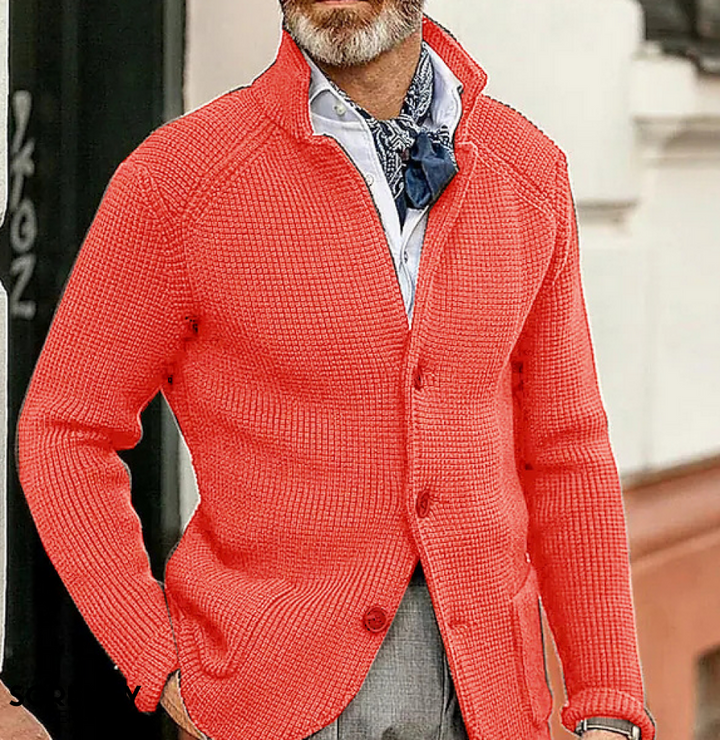 Blazer Homme Vintage Élégant | Patchwork Ajusté