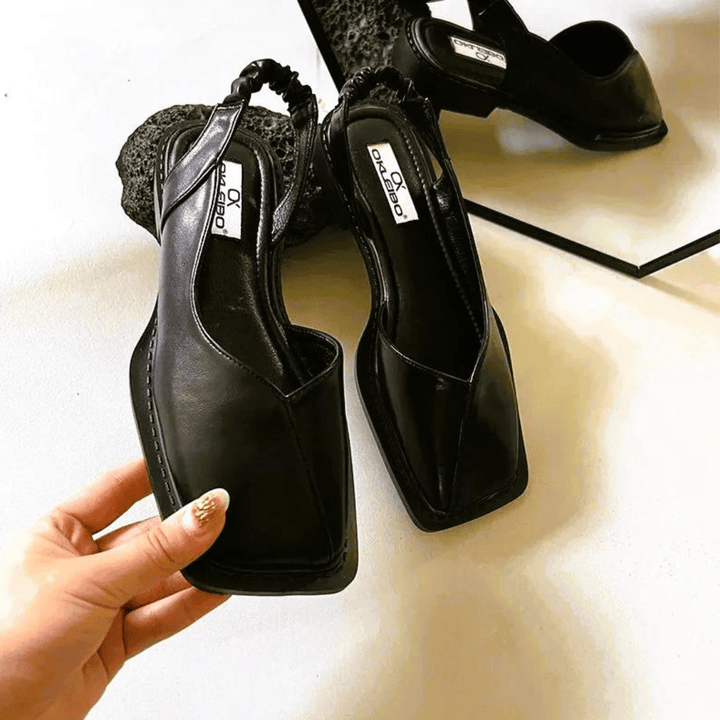 Sandales En Cuir Végan Pour Femme | Confort Slip-On