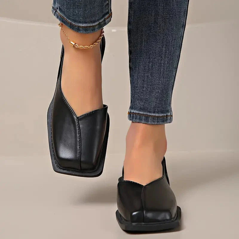 Sandales En Cuir Végan Pour Femme | Confort Slip-On