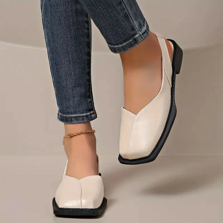 Sandales En Cuir Végan Pour Femme | Confort Slip-On