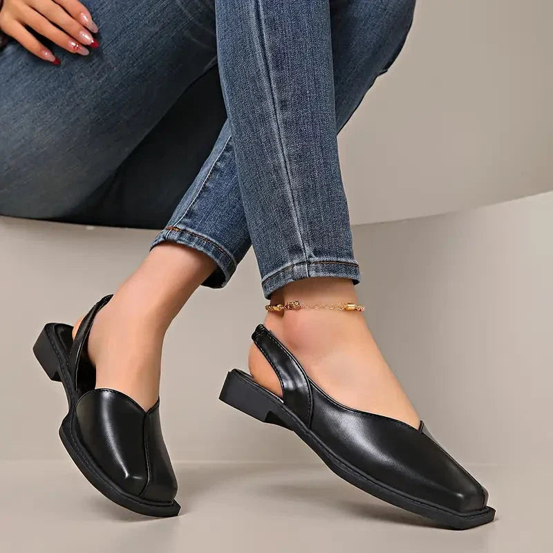 Sandales En Cuir Végan Pour Femme | Confort Slip-On