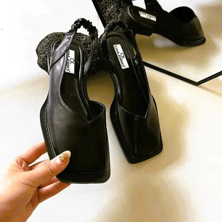 Sandales En Cuir Végan Pour Femme | Confort Slip-On