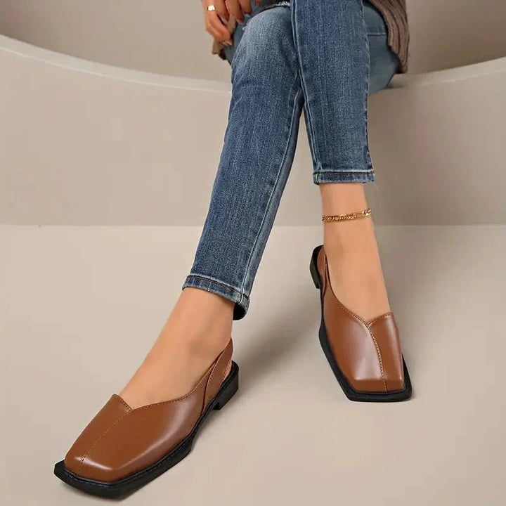 Sandales En Cuir Végan Pour Femme | Confort Slip-On