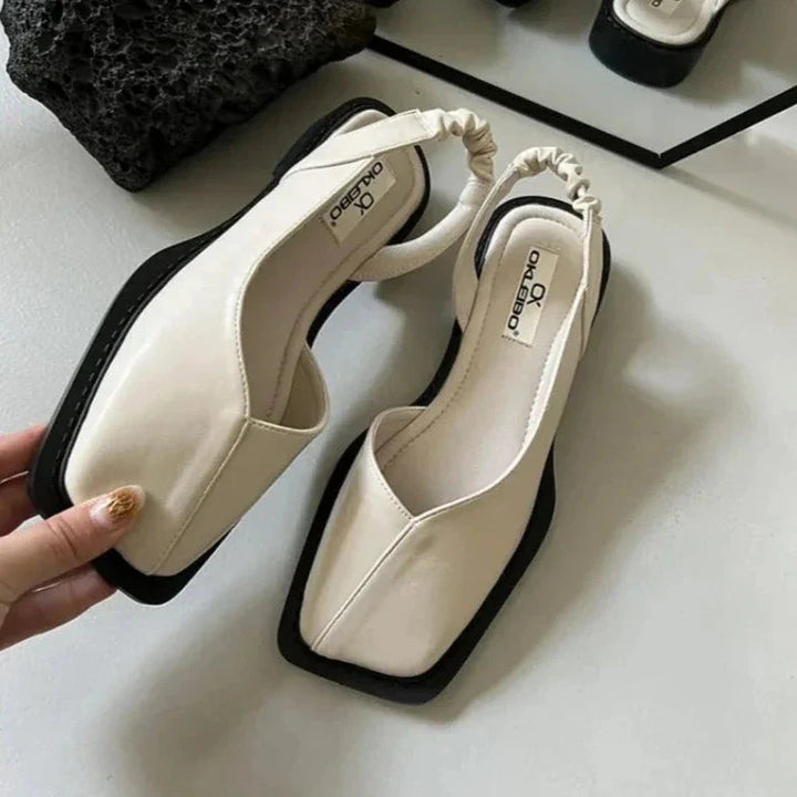 Sandales En Cuir Végan Pour Femme | Confort Slip-On