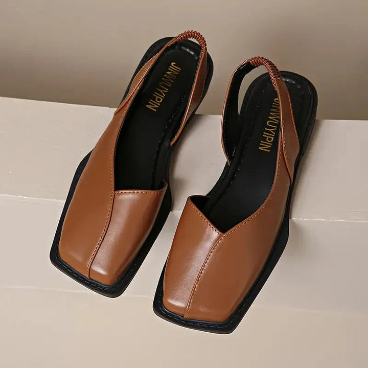 Sandales En Cuir Végan Pour Femme | Confort Slip-On
