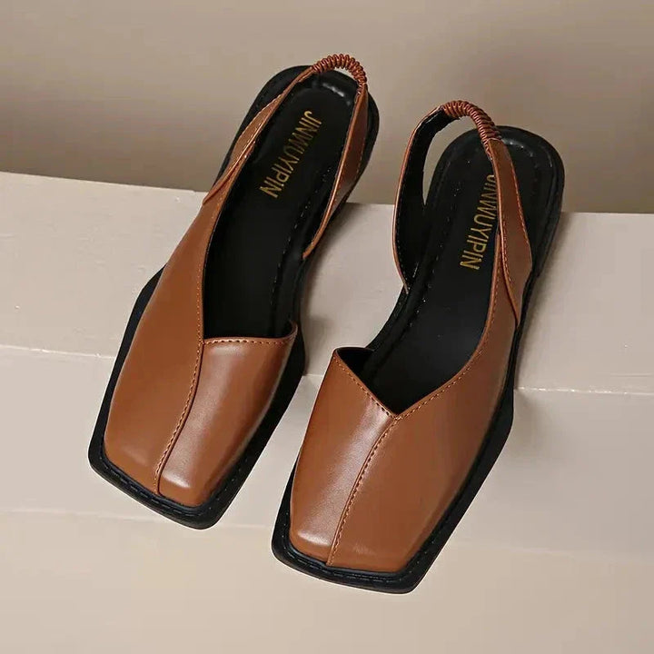 Sandales En Cuir Végan Pour Femme | Confort Slip-On